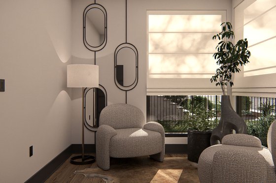 Interior - Other 2 for Modern House Plan #455-336 - 1 bed, 1.5 bath