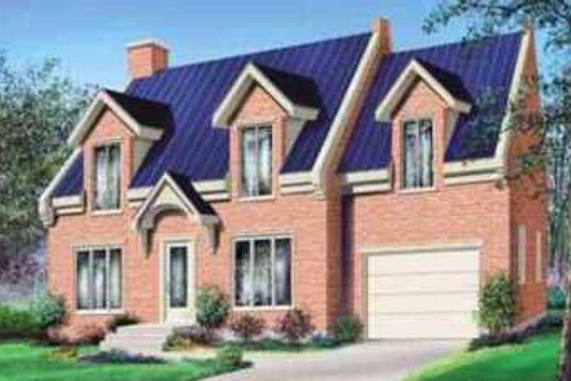 Home Plan - Traditional Exterior - Front Elevation Plan #25-244