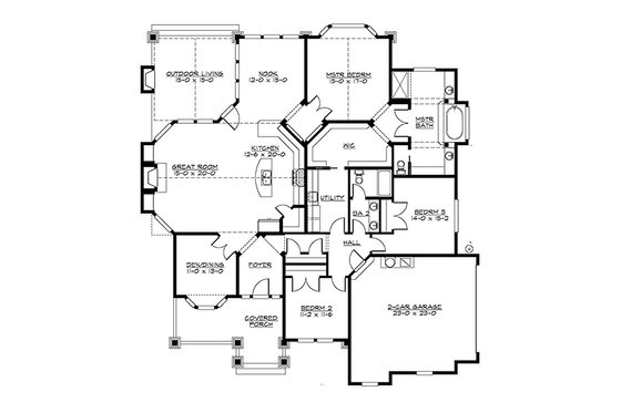Craftsman Home Plan by Washington State designer 2200sft