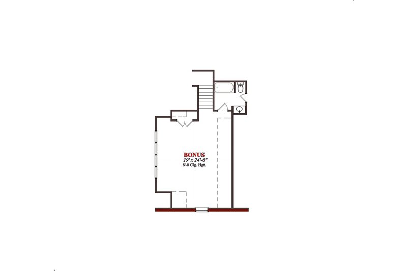 Dream House Plan - Optional Bonus Level