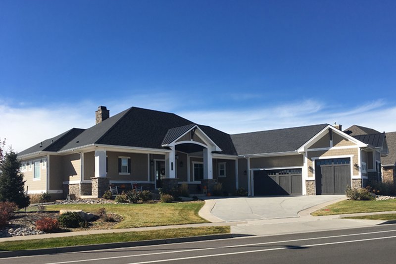 Dream House Plan - Exterior - Front Elevation 3 for Craftsman House Plan #1069-1 - 2 bed, 2.5 bath