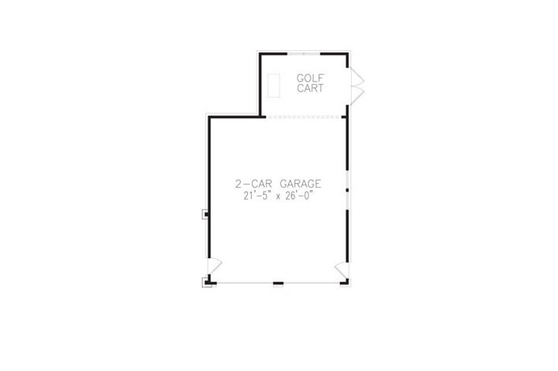 House Blueprint - Floor Plan - Other Floor 1 for Traditional House Plan #54-448 - 3 bed, 3 bath