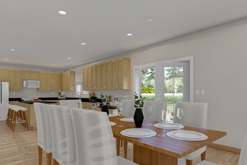 Architectural House Design - Interior - Dining Room 1 for Traditional House Plan #1060-15 - 4 bed, 3.5 bath