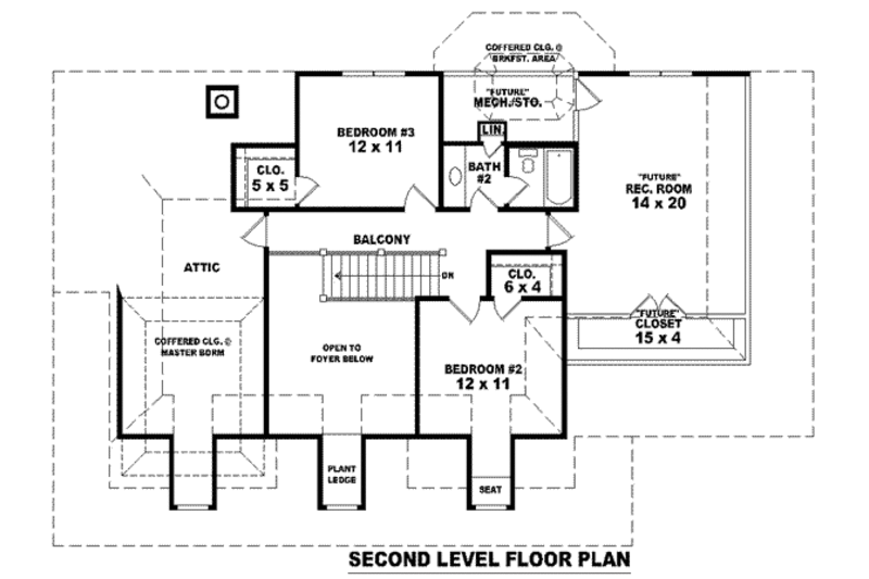 Southern Style House Plan - 3 Beds 2.5 Baths 2110 Sq/Ft Plan #81-775 ...