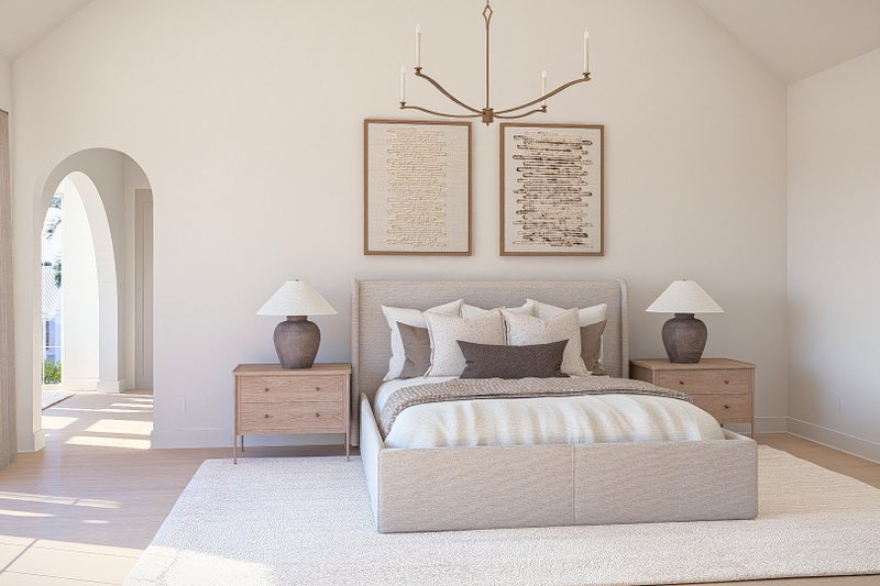 Dream House Plan - Interior - Master Bedroom for Beach House Plan #455-810 - 5 bed, 7 bath