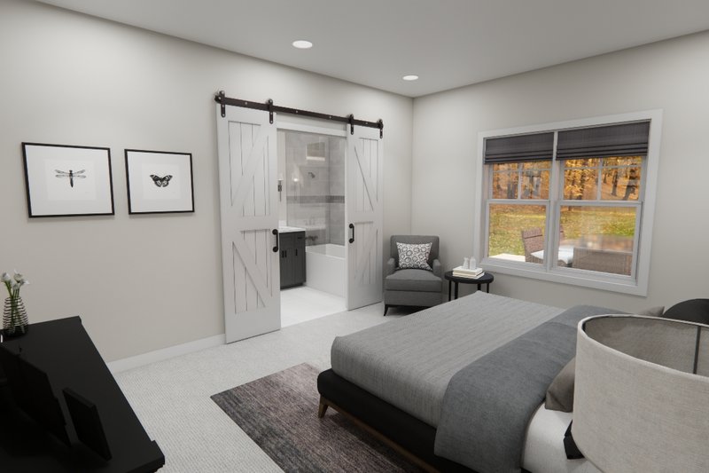 House Design - Interior - Master Bedroom 1 for Craftsman House Plan #51-1507 - 4 bed, 3.5 bath