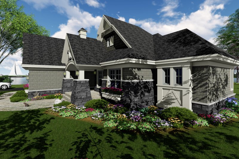 Home Plan - Exterior - Other Elevation for Craftsman House Plan #51-552 - 3 bed, 2.5 bath