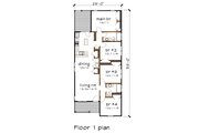 Farmhouse Style House Plan - 4 Beds 2 Baths 1278 Sq/Ft Plan #79-336 