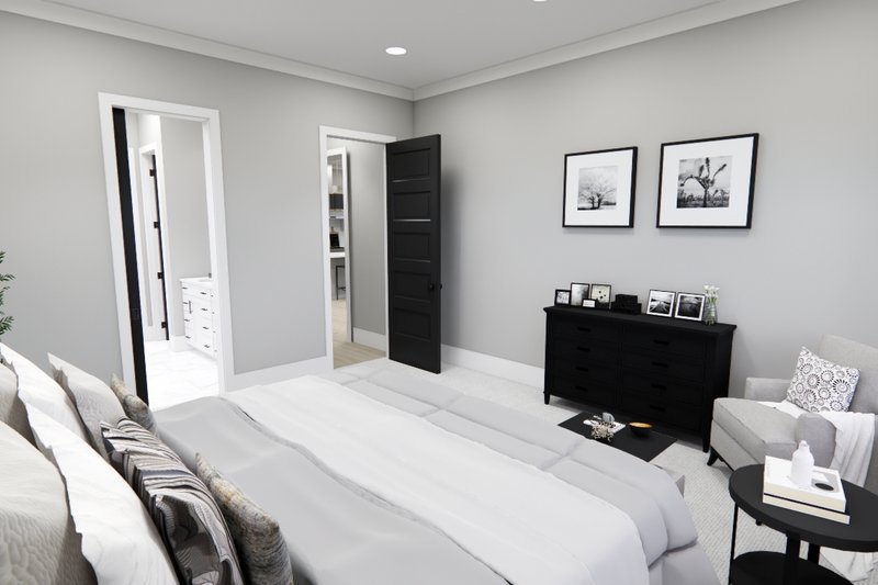 Architectural House Design - Interior - Master Bedroom 1 for Farmhouse House Plan #51-1263 - 3 bed, 3.5 bath