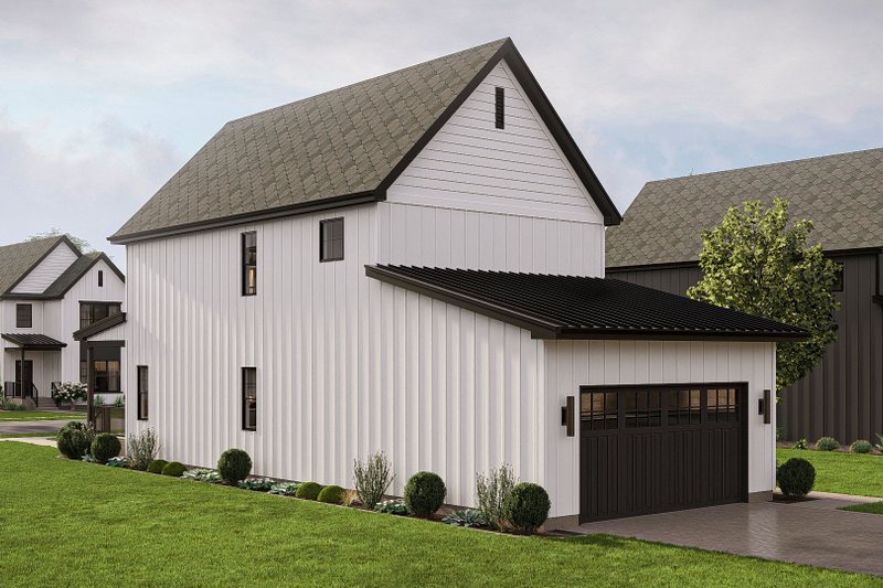 Architectural House Design - Exterior - Other Elevation 4 for Farmhouse House Plan #455-730 - 3 bed, 2.5 bath