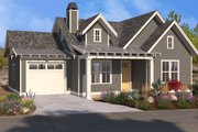 Traditional Style House Plan - 1 Beds 1.5 Baths 799 Sq/Ft Plan #895-130 