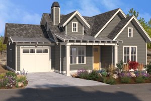 Traditional Exterior - Front Elevation Plan #895-130