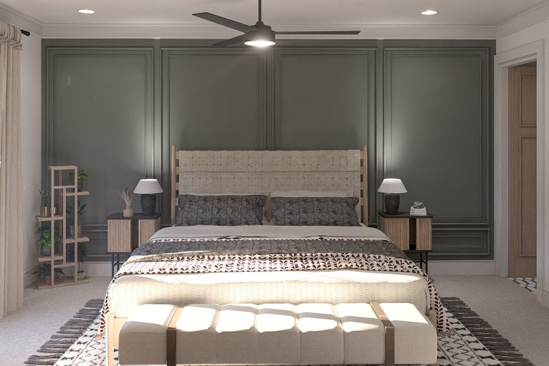 House Design - Interior - Master Bedroom for Farmhouse House Plan #455-402 - 3 bed, 2.5 bath