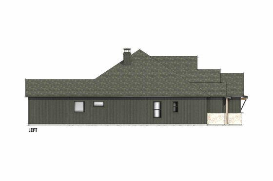 Exterior - Other Elevation for Traditional House Plan #1096-87 - 4 bed, 3 bath