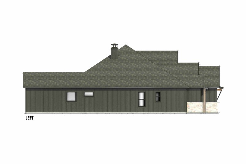 Dream House Plan - Exterior - Other Elevation for Traditional House Plan #1096-87 - 4 bed, 3 bath