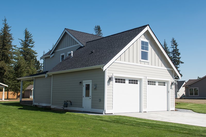 Architectural House Design - Left Side Elevation