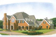 European Style House Plan - 5 Beds 3.5 Baths 4872 Sq/Ft Plan #410-194 