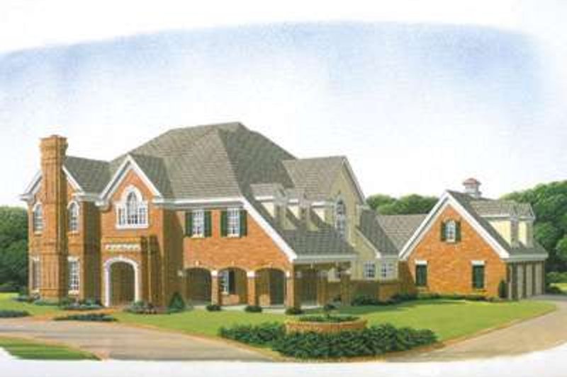Home Plan - European Exterior - Front Elevation Plan #410-194