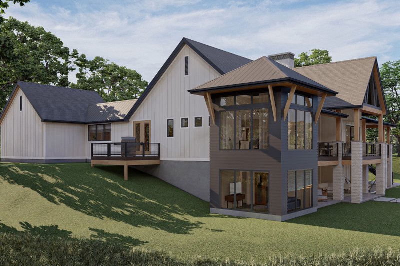 Architectural House Design - Exterior - Other Elevation 7 for Cottage House Plan #455-811 - 1 bed, 1.5 bath