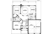 European Style House Plan - 2 Beds 1 Baths 1315 Sq/Ft Plan #138-101 