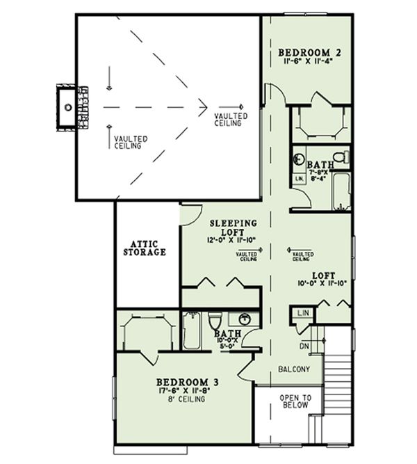 Home Plan - Craftsman Floor Plan - Other Floor Plan #17-2542
