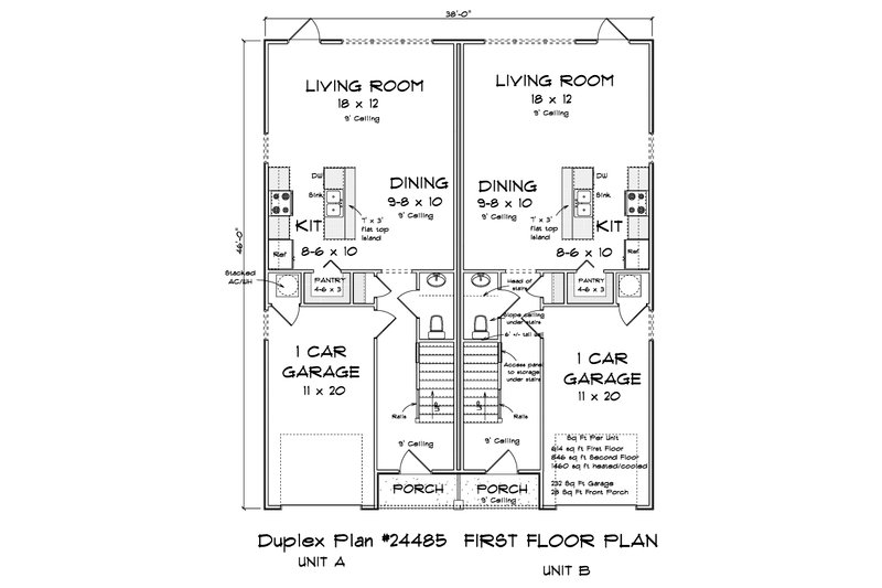 Architectural House Design - Floor Plan - Main Floor 1 for Cottage House Plan #513-2278 - 3 bed, 2.5 bath