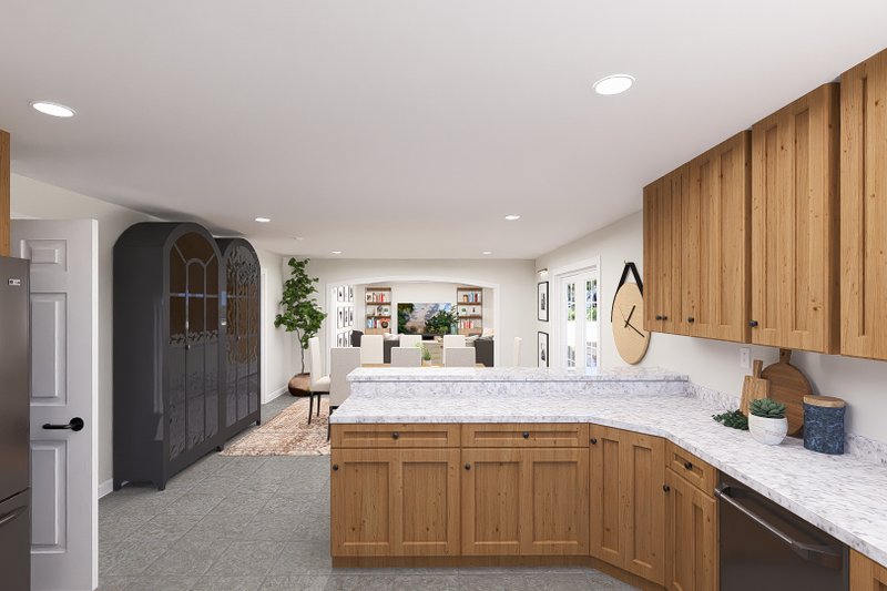 Dream House Plan - Interior - Kitchen 3 for Traditional House Plan #1060-189 - 5 bed, 3 bath