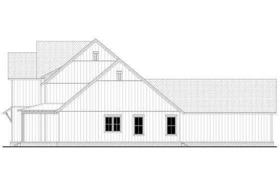 Exterior - Other Elevation 1 for Farmhouse House Plan #430-260 - 4 bed, 3.5 bath