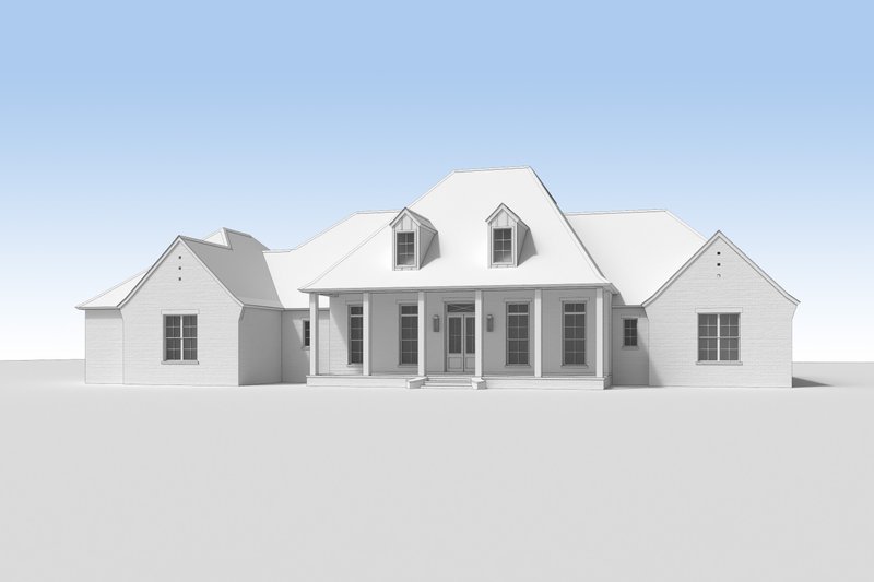 House Blueprint - Exterior - Other Elevation for Traditional House Plan #1074-74 - 4 bed, 3.5 bath