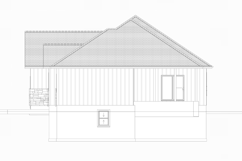 House Blueprint - Photo 9 for Farmhouse House Plan #1109-23 - 5 bed, 2 bath