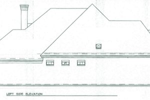 Exterior - Other Elevation for European House Plan #141-104 - 3 bed, 3.5 bath