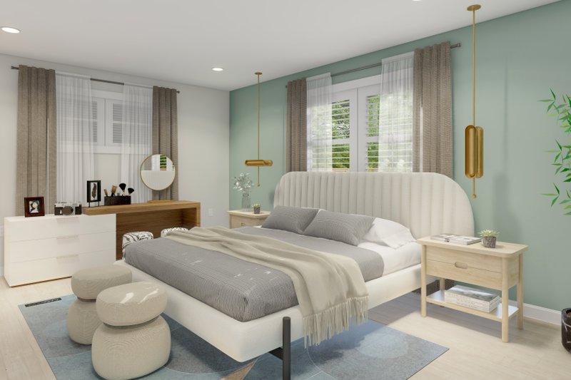 Dream House Plan - Interior - Master Bedroom 1 for Traditional House Plan #1060-176 - 3 bed, 2 bath