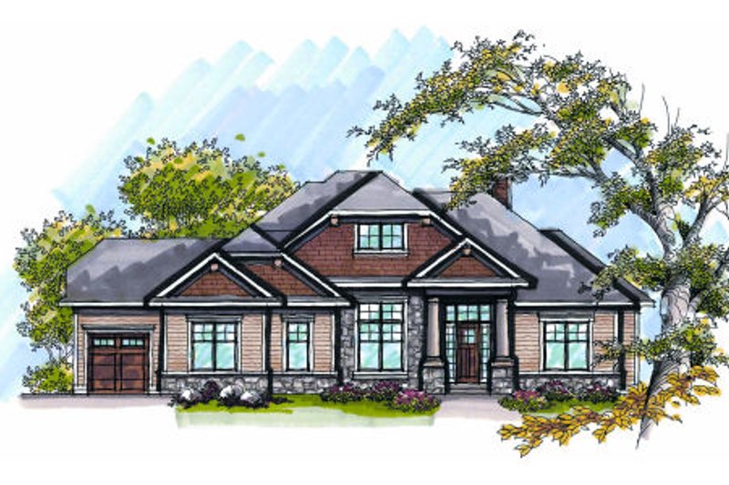 House Plan Design - Bungalow Exterior - Front Elevation Plan #70-983