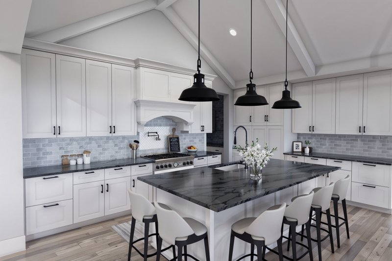 House Design - Interior - Kitchen 1 for Farmhouse House Plan #51-1449 - 4 bed, 4 bath