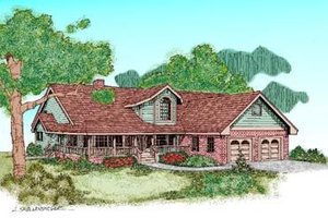 Traditional Exterior - Front Elevation Plan #60-236