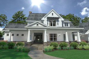 Exterior - Front Elevation 3 for Farmhouse House Plan #120-251 - 3 bed, 3 bath