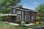 Contemporary Style House Plan - 2 Beds 2 Baths 1200 Sq/Ft Plan #23-2631 