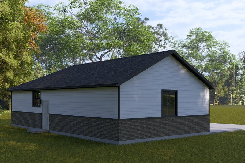 Dream House Plan - Exterior - Other Elevation 1 for Ranch House Plan #1060-330 - 1 bed, 1 bath