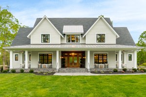 Exterior - Front Elevation 3 for Farmhouse House Plan #51-1160 - 4 bed, 4 bath