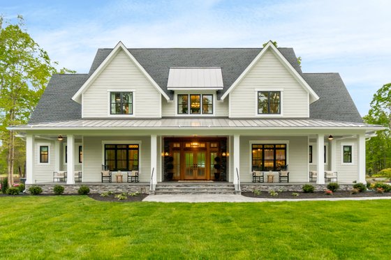 Exterior - Front Elevation 3 for Farmhouse House Plan #51-1160 - 4 bed, 4 bath