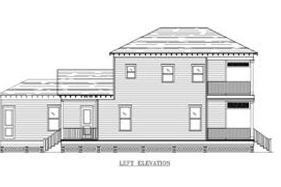 Exterior - Other Elevation 1 for Beach House Plan #442-4 - 3 bed, 2.5 bath