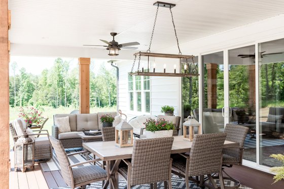 Exterior - Outdoor Living for Farmhouse House Plan #1116-1 - 4 bed, 4 bath