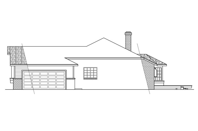 Home Plan - Exterior - Other Elevation 1 for Traditional House Plan #124-177 - 3 bed, 2.5 bath