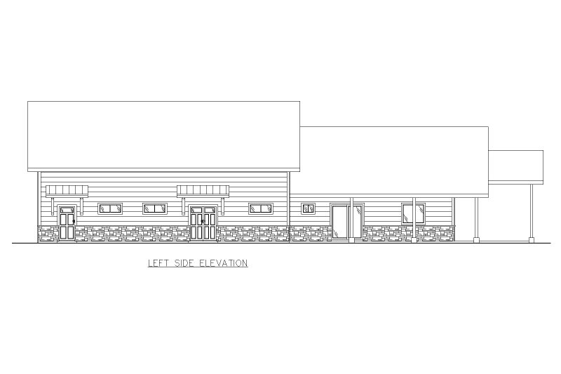 Home Plan - Exterior - Other Elevation for Craftsman House Plan #117-999 - 1 bed, 2 bath