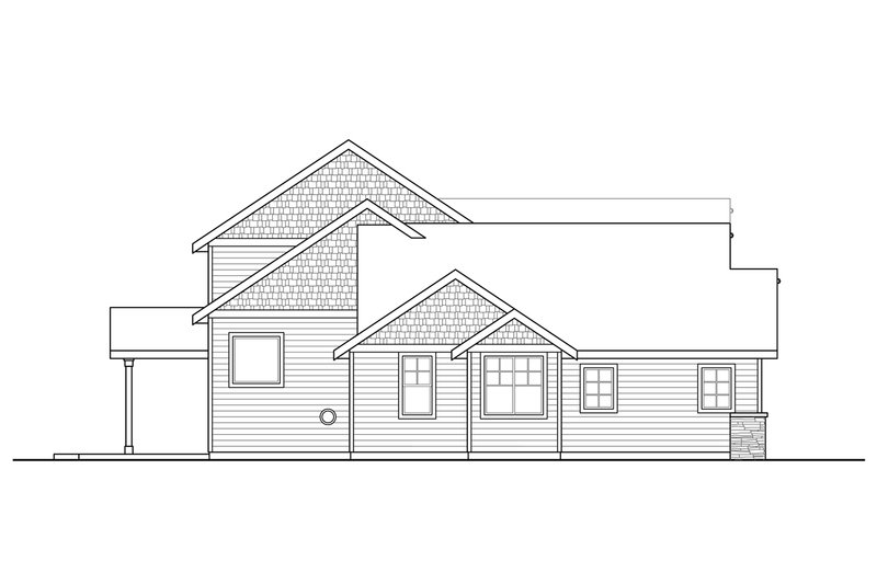 Home Plan - Exterior - Other Elevation for Traditional House Plan #124-1126 - 3 bed, 2.5 bath