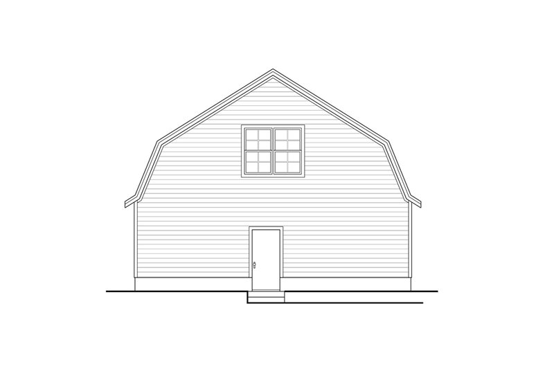 House Plan Design - Exterior - Other Elevation for Farmhouse House Plan #124-1313, 0 bath