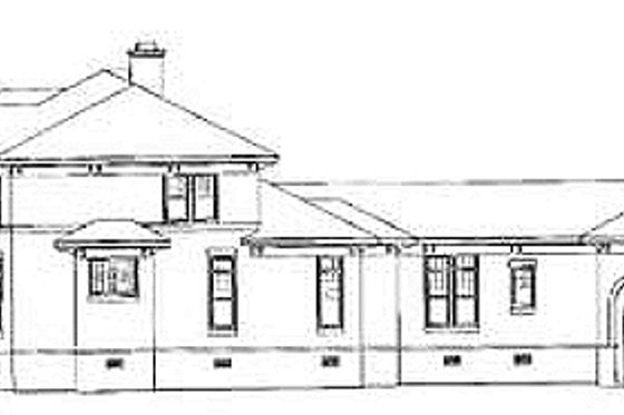 Exterior - Other Elevation for European House Plan #81-411 - 5 bed, 3.5 bath