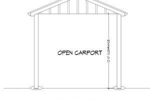 Exterior - Front Elevation 3 for Country House Plan #932-228, 0 bath