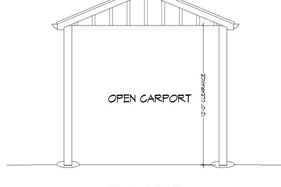 Exterior - Front Elevation 3 for Country House Plan #932-228, 0 bath