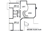 European Style House Plan - 4 Beds 4 Baths 4128 Sq/Ft Plan #67-241 